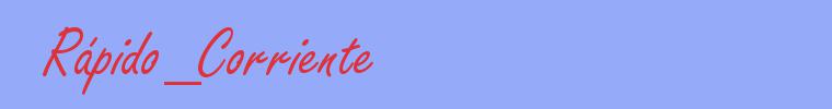 sinónimo de Rápido_Corriente