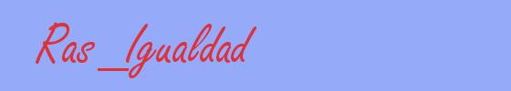 sin&oacute;nimo de Ras_Igualdad