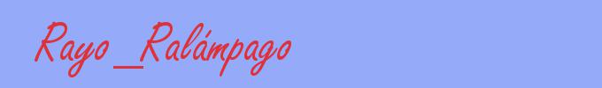 sinónimo de Rayo_Ralámpago