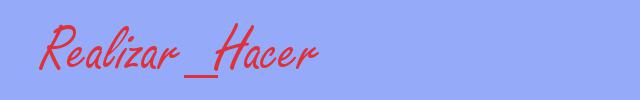 sinónimo de Realizar_Hacer