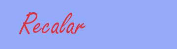 sinónimo de Recalar