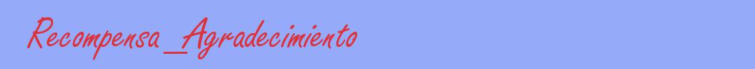 sinónimo de Recompensa_Agradecimiento