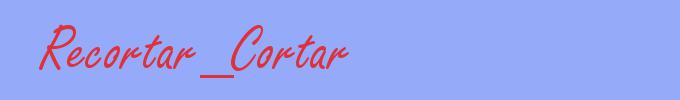 sinónimo de Recortar_Cortar