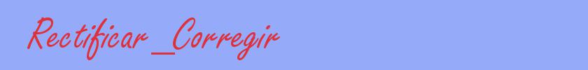 sinónimo de Rectificar_Corregir
