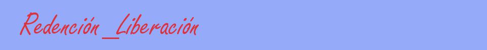 sinónimo de Redención_Liberación