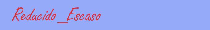 sinónimo de Reducido_Escaso