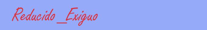 sinónimo de Reducido_Exiguo