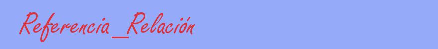 sinónimo de Referencia_Relación
