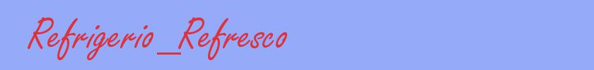 sinónimo de Refrigerio_Refresco