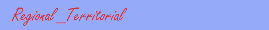sinónimo de Regional_Territorial