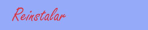 sinónimo de Reinstalar