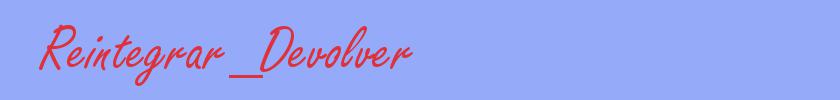 sinónimo de Reintegrar_Devolver