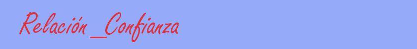 sinónimo de Relación_Confianza