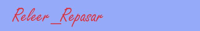 sinónimo de Releer_Repasar