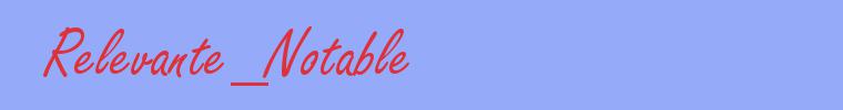 sinónimo de Relevante_Notable