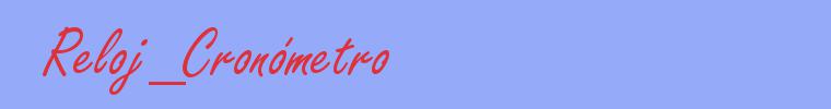 sinónimo de Reloj_Cronómetro