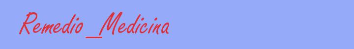 sinónimo de Remedio_Medicina