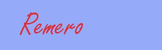 sinónimo de Remero