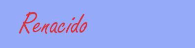sinónimo de Renacido
