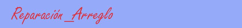 sinónimo de Reparación_Arreglo