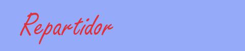 sinónimo de Repartidor