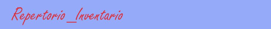 sinónimo de Repertorio_Inventario