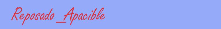 sinónimo de Reposado_Apacible