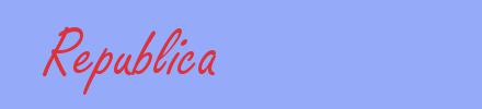 sinónimo de Republica