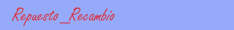 sinónimo de Repuesto_Recambio