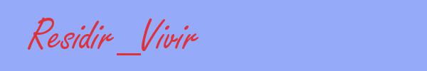 sinónimo de Residir_Vivir