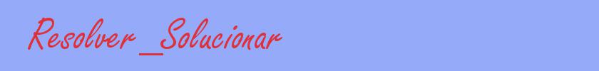 sinónimo de Resolver_Solucionar