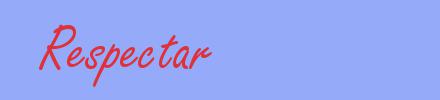 sinónimo de Respectar