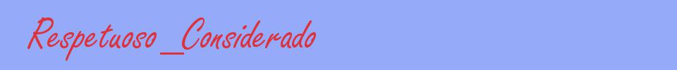sinónimo de Respetuoso_Considerado