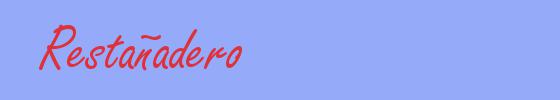 sinónimo de Restañadero