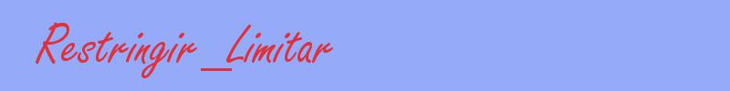 sinónimo de Restringir_Limitar