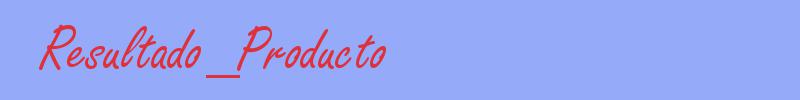 sinónimo de Resultado_Producto