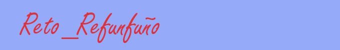 sinónimo de Reto_Refunfuño