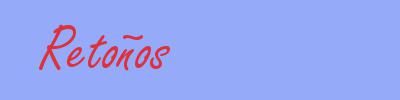 sinónimo de Retoños