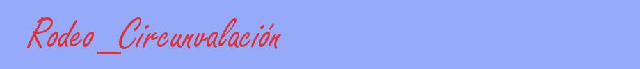 sinónimo de Rodeo_Circunvalación