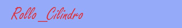 sinónimo de Rollo_Cilindro