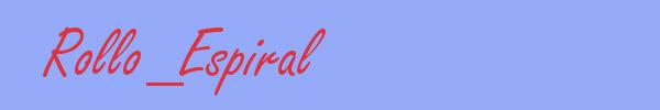sinónimo de Rollo_Espiral