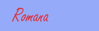 sinónimo de Romana