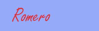 sin&oacute;nimo de Romero