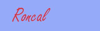 sinónimo de Roncal