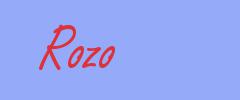 sinónimo de Rozo