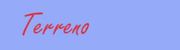 sinónimo de Terreno
