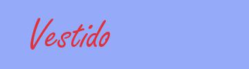 sin&oacute;nimo de Vestido